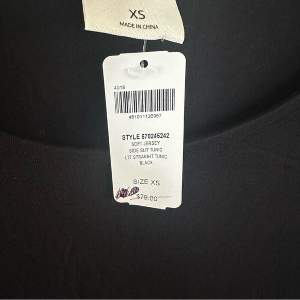 Soma Soft Jersey Side Slit Tunic Cranberry Size XS - Picture 4 of 6